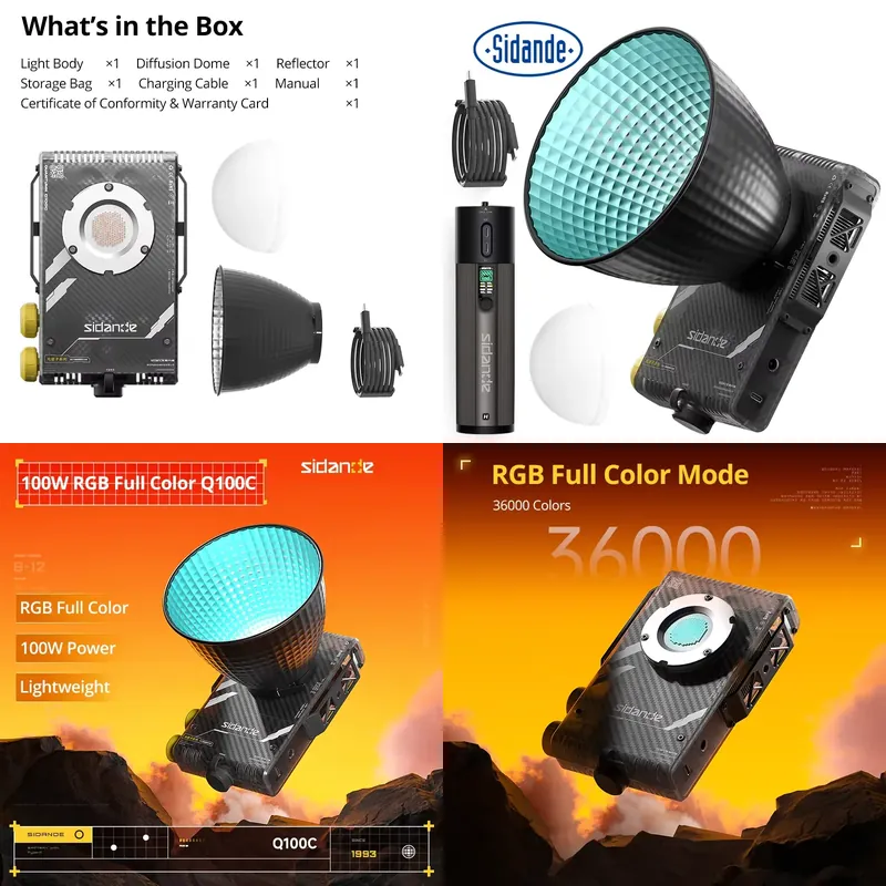 Photography Lighting Brand - Brand For Sidande Q100C Q100Lite Optical