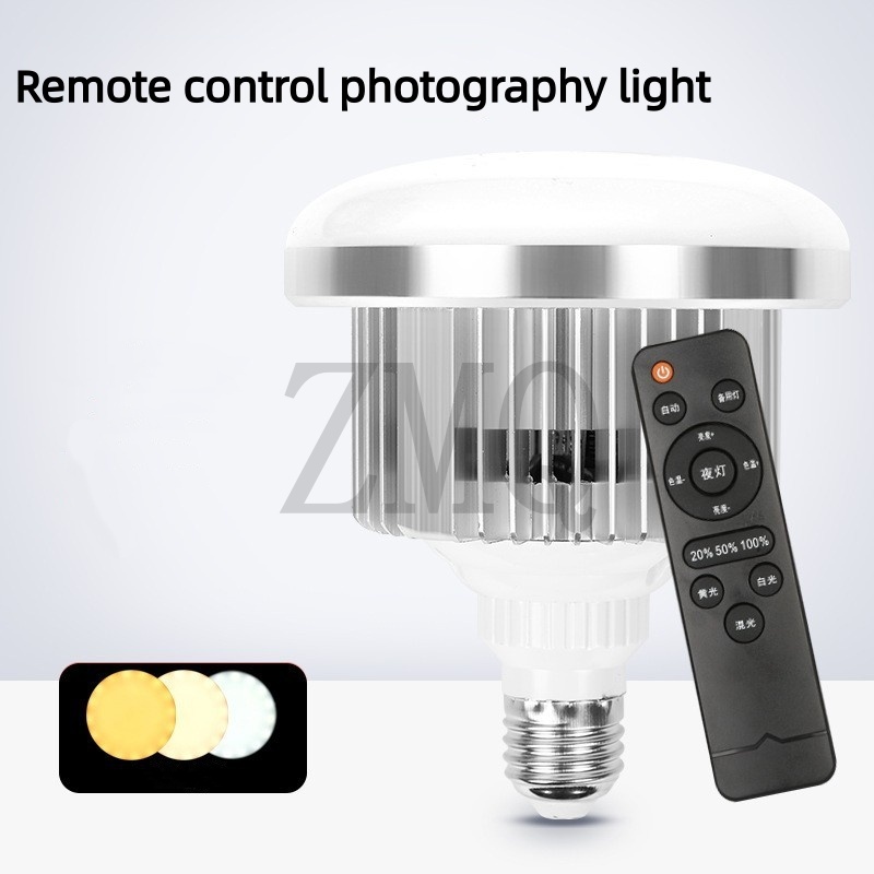 Photography Lighting Led - E27 85W 155W Lamp 3200K-5500K LED