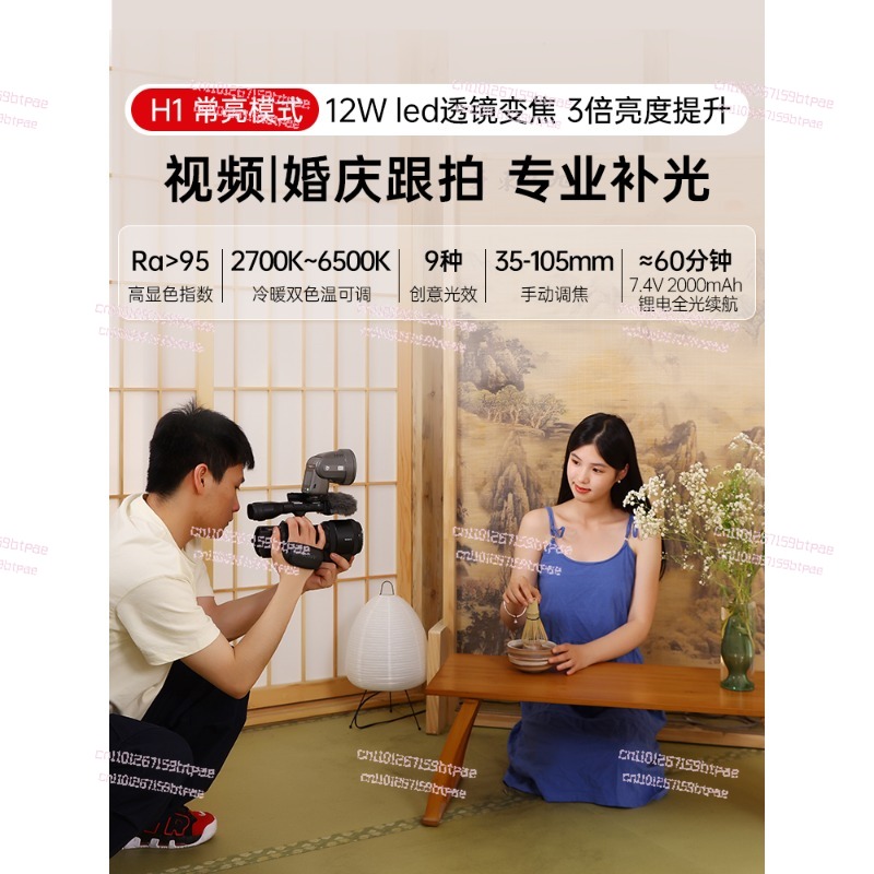 12W On‑Camera Flash Light, Dua - Photography Using Lighting ulasan dan harga
