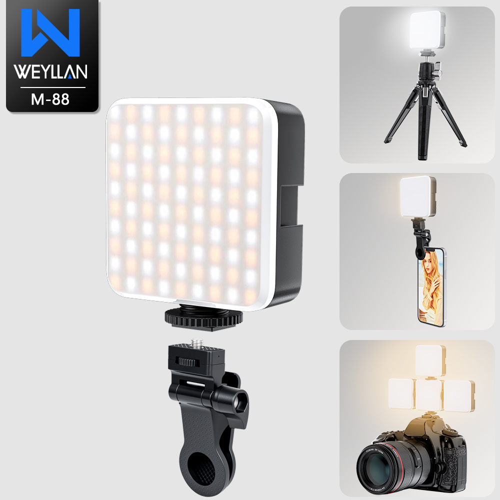 WEYLLAN M-88 2000mAh LED Video - Photography Lighting Brand ulasan dan harga