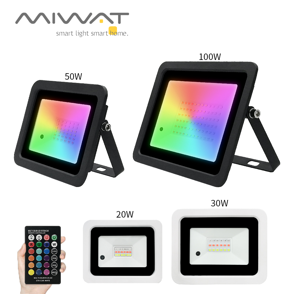 RGB Flood Light 100W 50W 30W 2 - Photography Lighting Uk ulasan dan harga