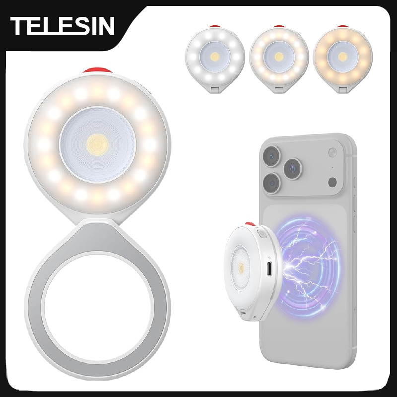 TELESIN Magnetic Flash light S - Photography Lighting Brand ulasan dan harga