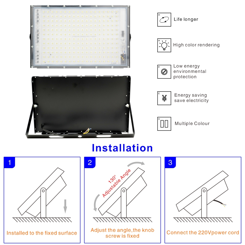 1/2/3PCS 110V 220V Led Flood L - Photography Lighting Uk ulasan dan harga