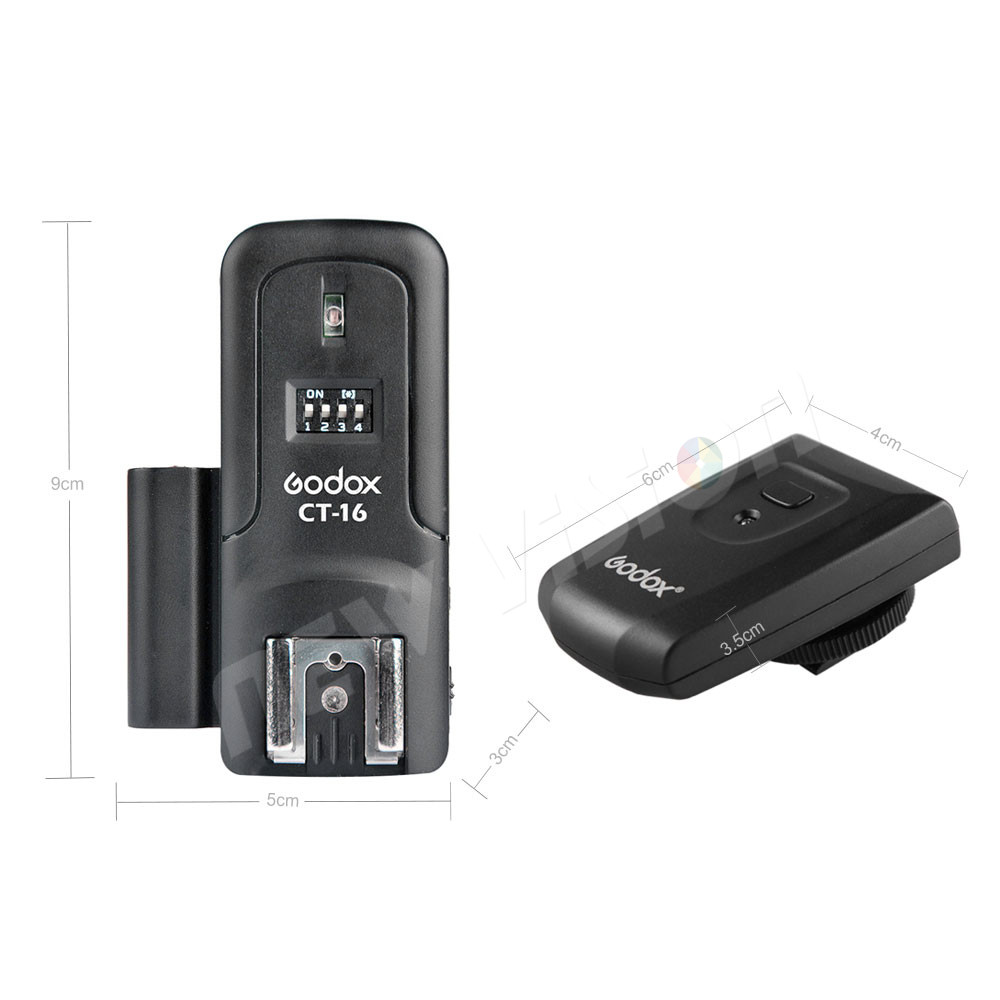 Godox CT-16 Flash Trigger 16 C - Trigger Receiver Set ulasan dan harga