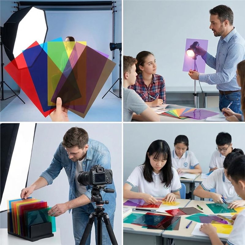 ABDJ-A4 PVC Sheets In 9 Colors - Photography Using Lighting ulasan dan harga
