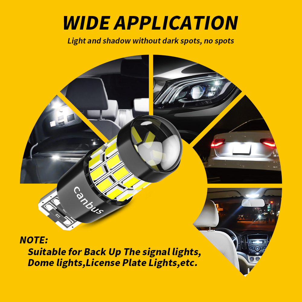 DXZ 2PCS W5W T10 LED Bulbs Len - Interior Photography Lighting ulasan dan harga