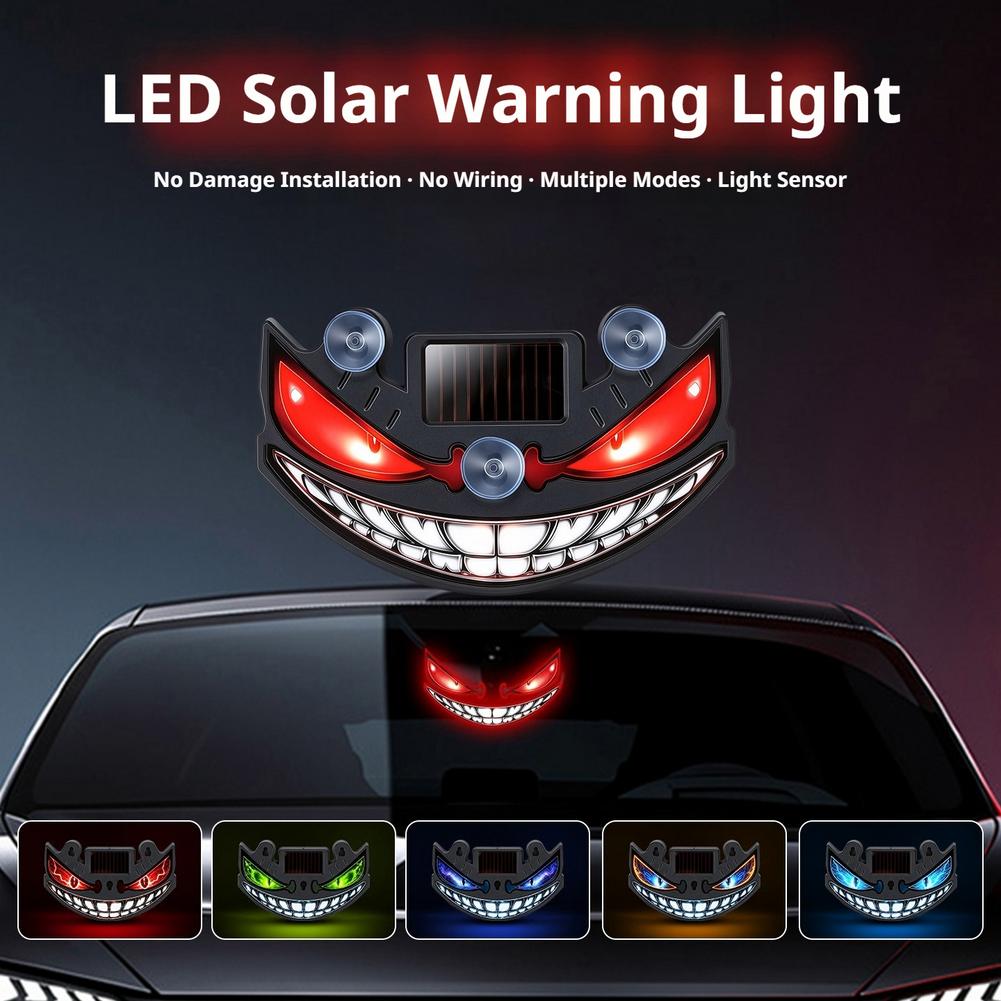 Solar Devil Eye Car LED Decor  - Interior Photography Lighting ulasan dan harga