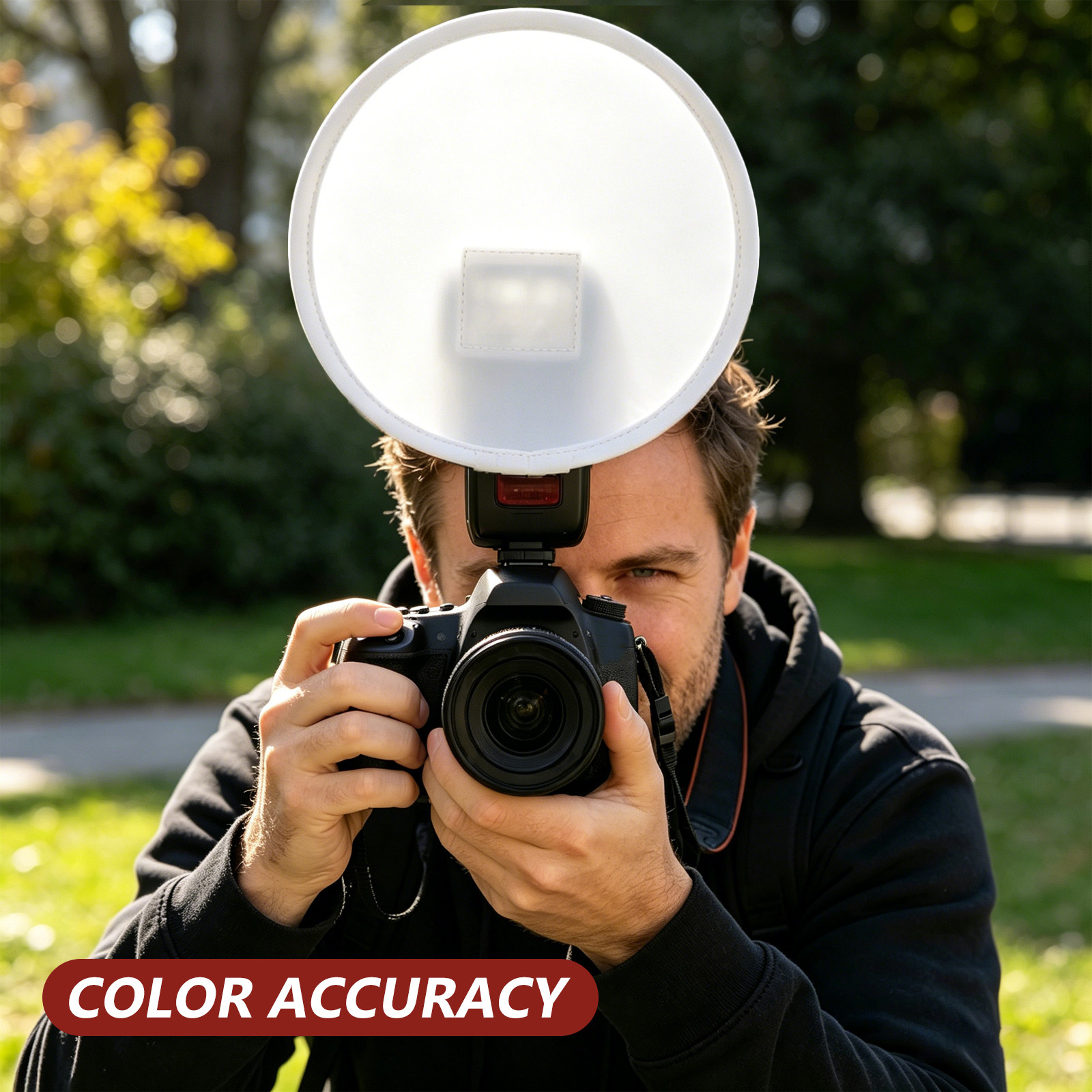3-Color Round Softbox Diffuser - Photography Lighting Modifiers ulasan dan harga