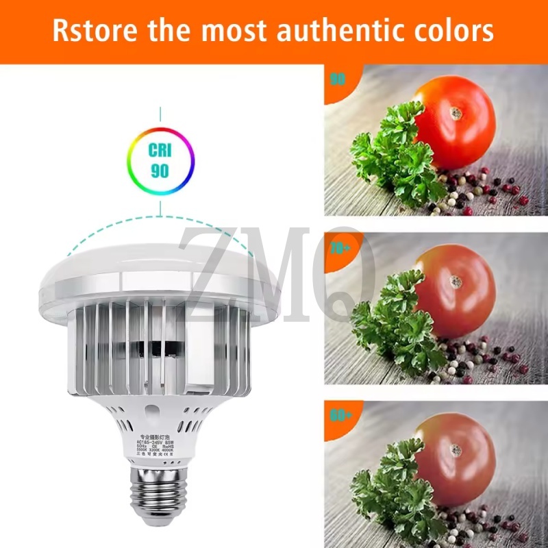 E27 85W 155W Lamp 3200K-5500K  - Photography Lighting Led ulasan dan harga