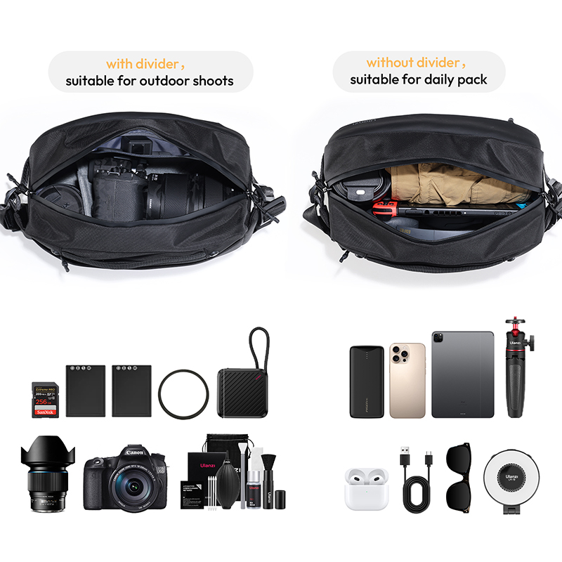 Ulanzi PB038 Travel Sling Bag  - Photography Lighting For Outdoors ulasan dan harga