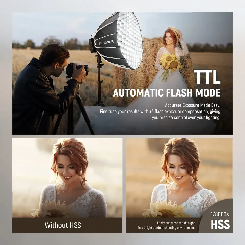 2026 Q4 400Ws 2.4G TTL  Manual - Photography Using Lighting ulasan dan harga