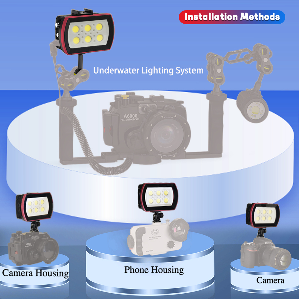 Seafrogs 40Meter Waterproof LE - Photography Lighting Brand ulasan dan harga