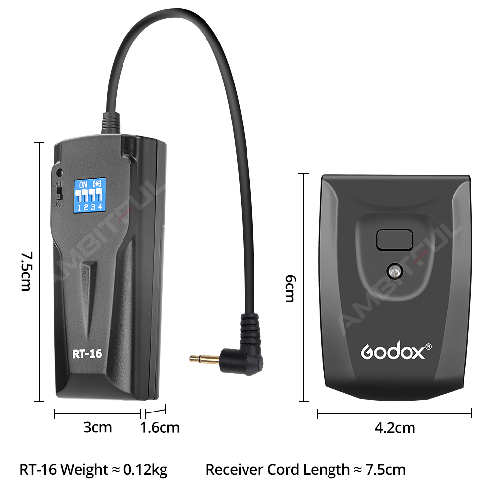 Godox RT-16 16 Channels Wirele - Trigger Receiver Set ulasan dan harga