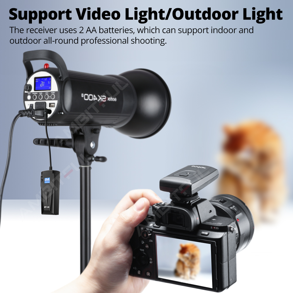 Godox RT-16 16 Channels Wirele - Trigger Receiver Set ulasan dan harga