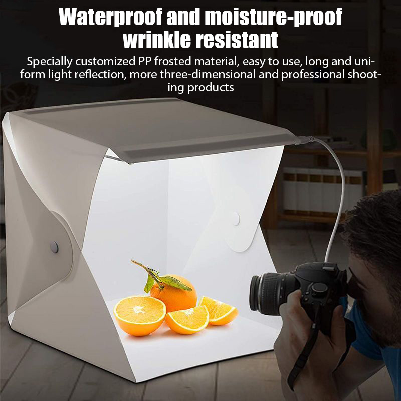 Folding Lightbox Portable Phot - Macro Photography Lighting Kit ulasan dan harga