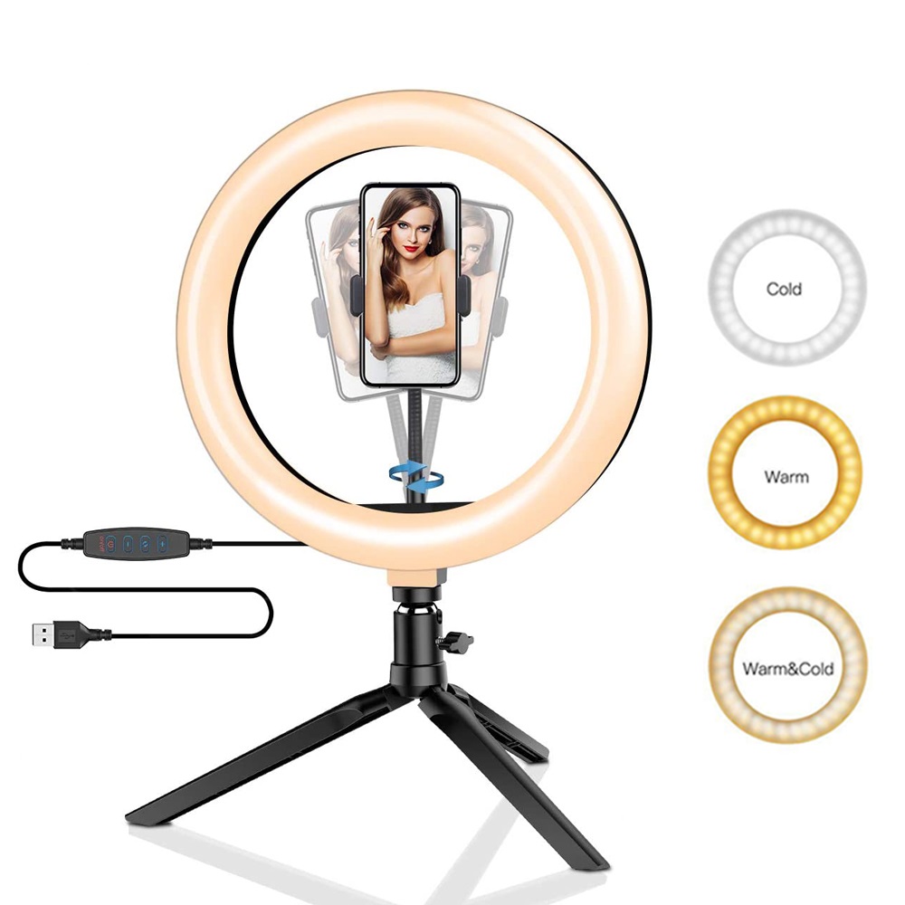 26cm 10 inch Led Ring Selfie L - Macro Photography Lighting Kit ulasan dan harga