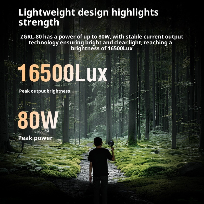 ZGRL80 80W COB LED Video Light - Photography Lighting For Outdoors ulasan dan harga
