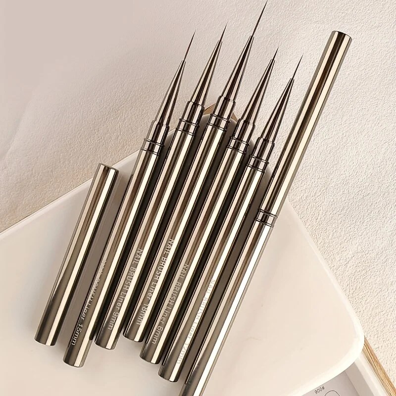 5PCS Nail Art Liner Brushes Ha - Coloured Gel Set ulasan dan harga
