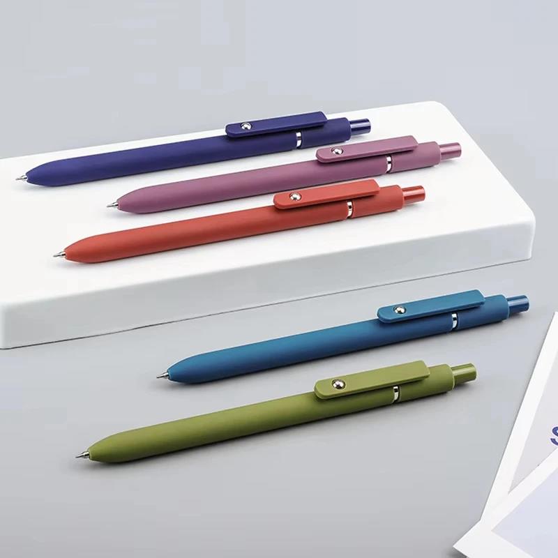 5 Color Gel Pen Set Black Ink  - Coloured Gel Set ulasan dan harga