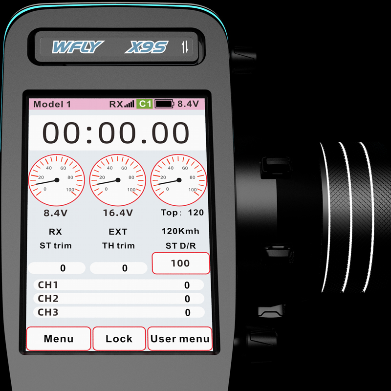 WFLY X9S RC Car Radio Transmit - Trigger Receiver Set ulasan dan harga