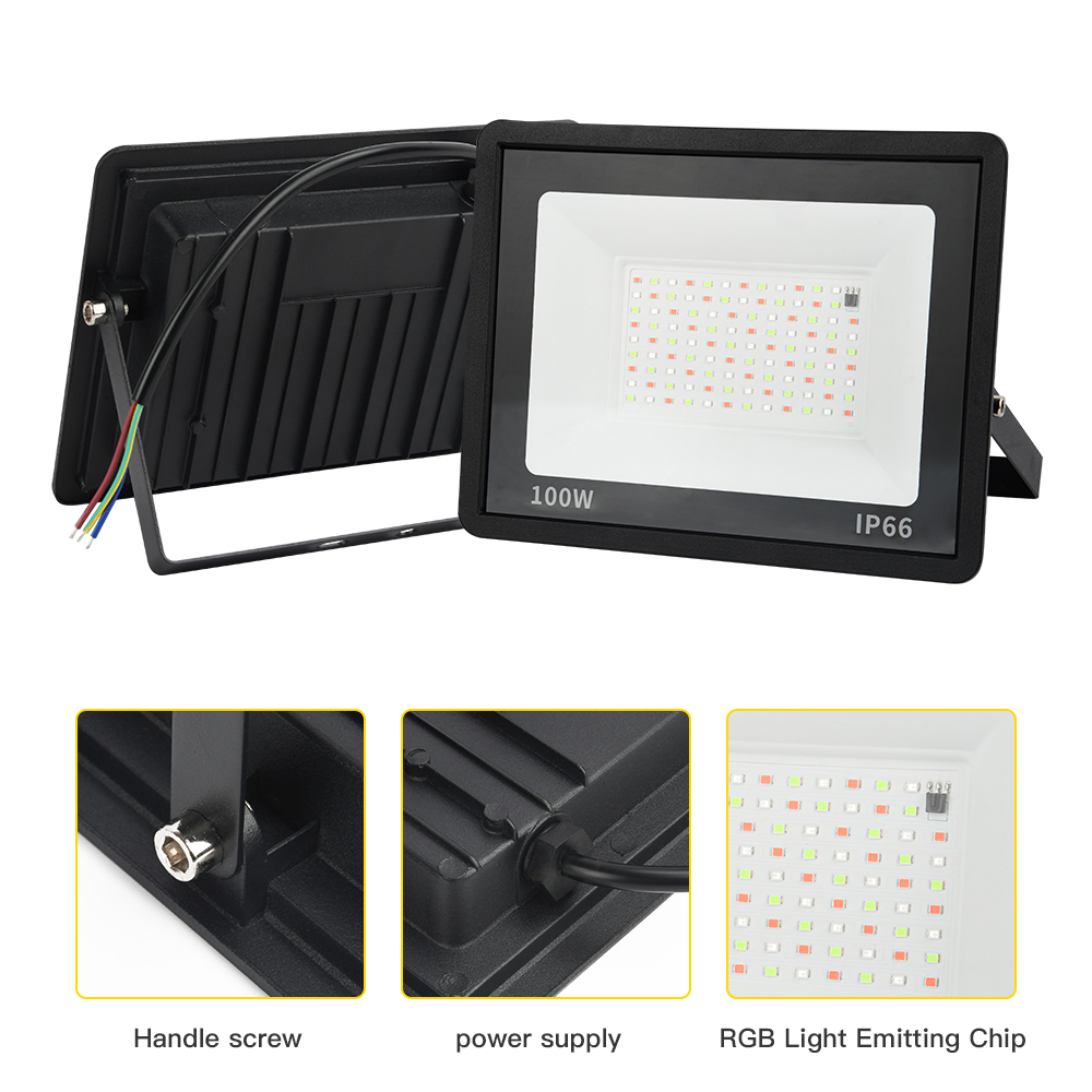RGB Flood Light 100W 50W 30W 2 - Photography Lighting Uk ulasan dan harga