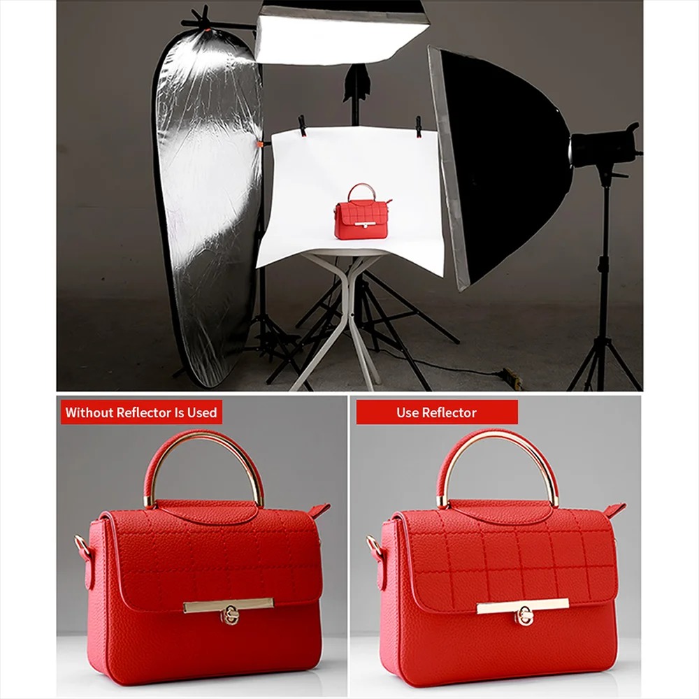 60/80/110CM 5-in-1 Collapsible - Photography Lighting For Outdoors ulasan dan harga