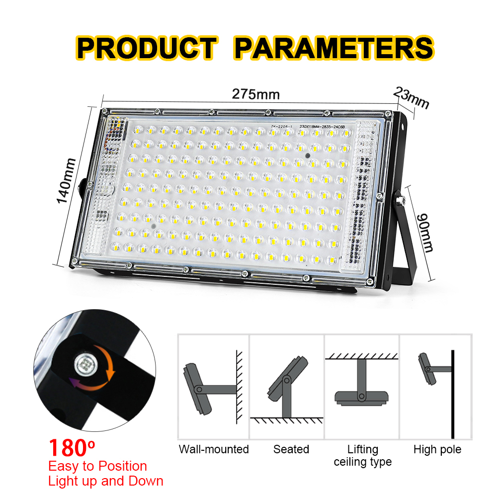 50W 100W 150W Led Flood Light  - Photography Lighting Uk ulasan dan harga