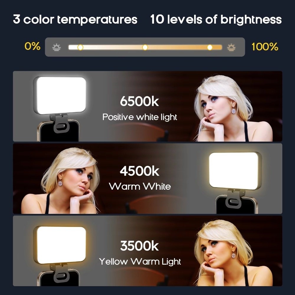 800/1000mAh LED Selfie Light 3 - Photography Using Lighting ulasan dan harga