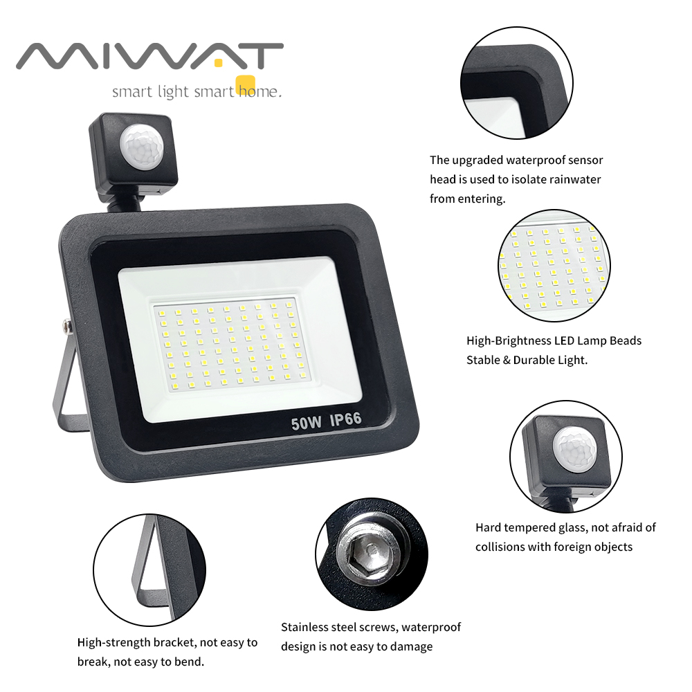 PIR Motion Sensor LED Flood Li - Photography Lighting Uk ulasan dan harga